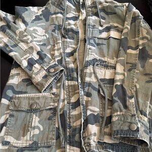 Camouflage Military Style Jacket